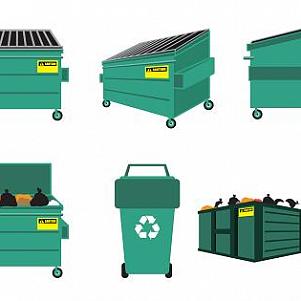 Контейнер судовой для мусора ТБО/ТКО