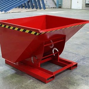 Саморазгружающийся (самоопрокидывающийся) контейнер 0.5 м3